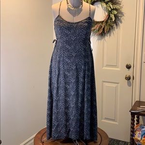 Hollister maxi dress with open tie up sides. Large